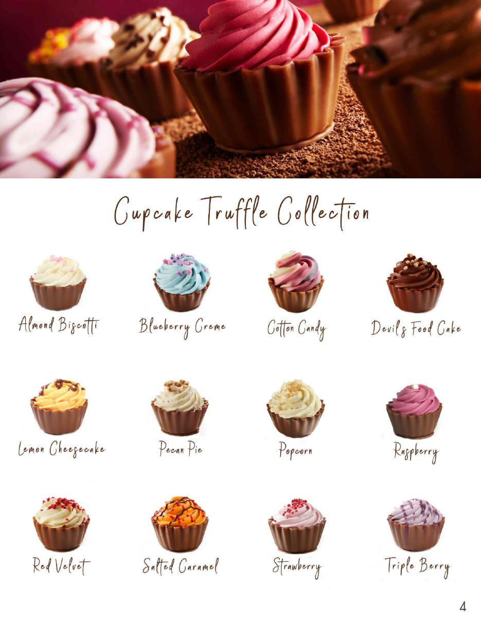 Cupcake Truffle Collection preview page from the Chocoluxe catalog